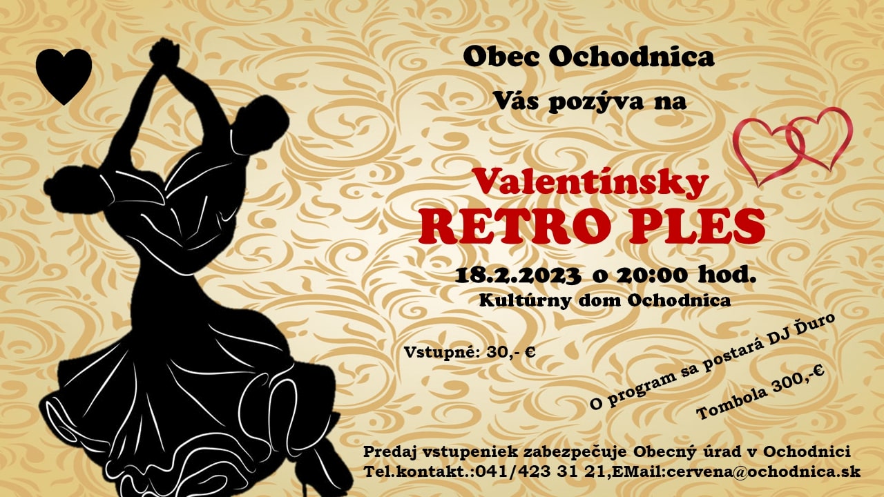 Valentínsky retro ples Ochodnica