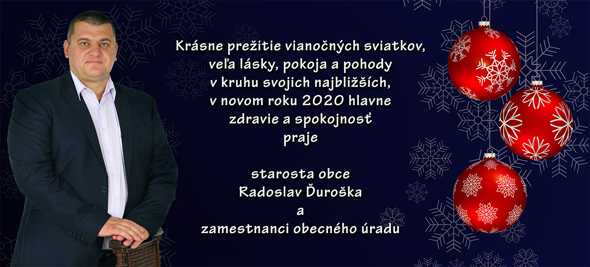 Veselé vianoce praje Radoslav Ďuroška