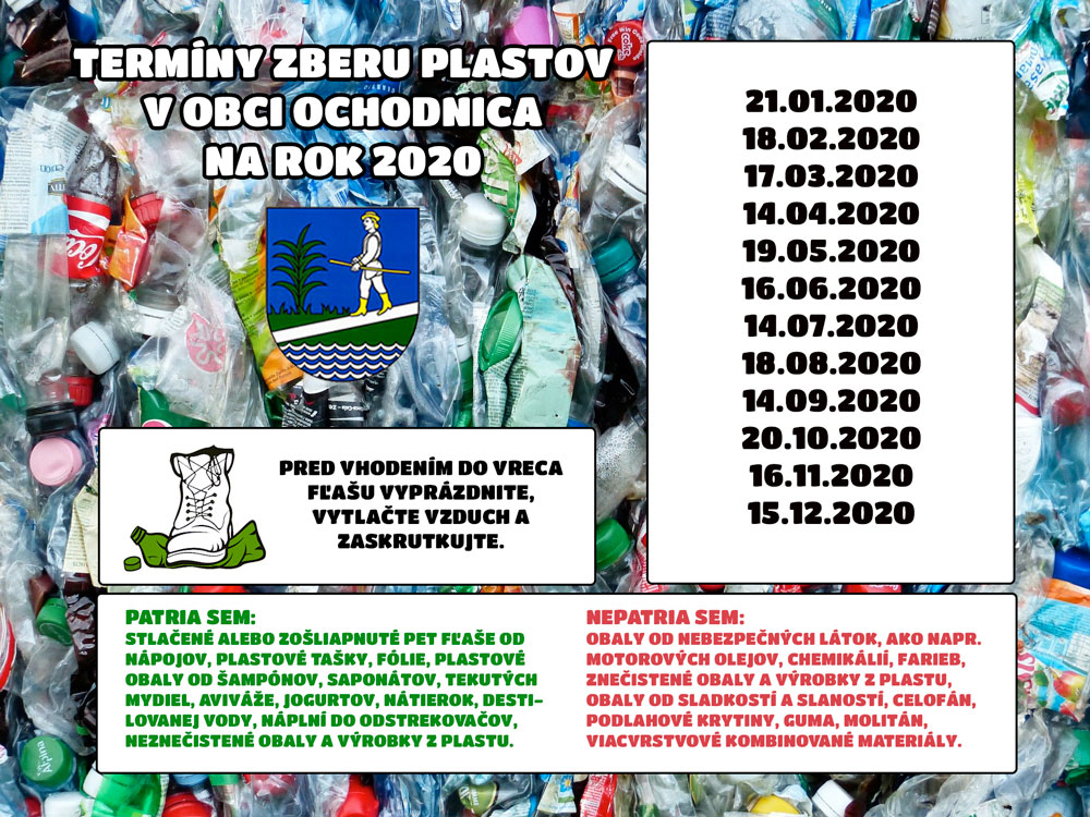Zber plastov Ochodnica 2020