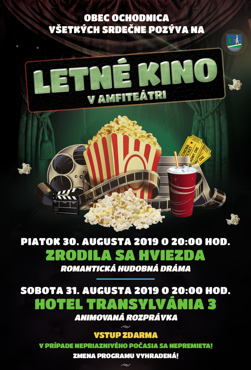 Letné kino v Ochodnici