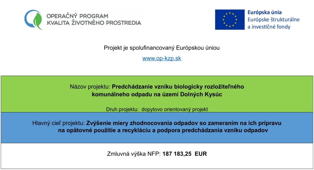 Predchádzanie vzniku BRKO Dolné Kysuce