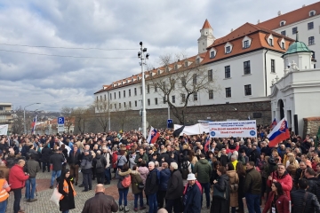 Aj Ochodnica sa zúčastnila protestu miest a obcí