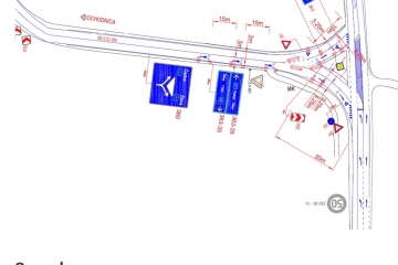 Nové značenie a usporiadanie križovatky